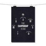 The Championship Tour Kendrick Lamar SZA Schoolboy Q Poster Wall Decor
