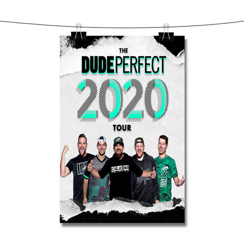 The Dude Perfect 2020 Tour Poster Wall Decor
