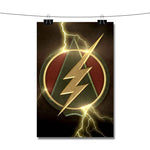 The Flash and Arrow Logo Poster Wall Decor