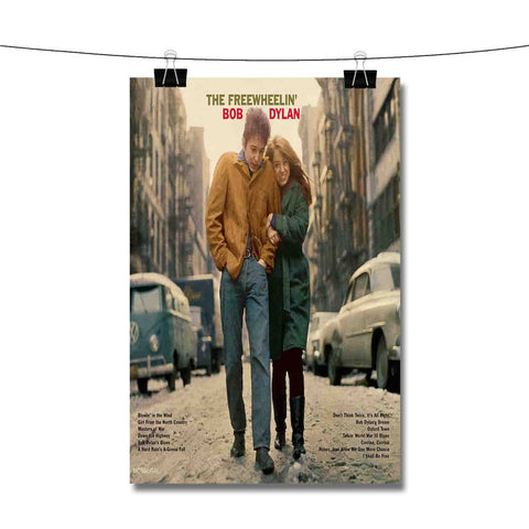 The Freewheelin Bob Dylan Poster Wall Decor