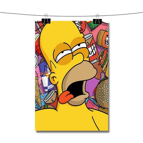 The Simpsons Beer Alcohol Drinks Poster Wall Decor