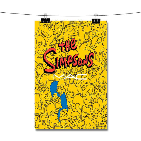 The Simpsons Mac Poster Wall Decor