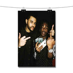 The Weeknd and Lil Uzi Vert Poster Wall Decor
