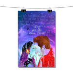 True Love Gamora Kissing Star Lord Poster Wall Decor