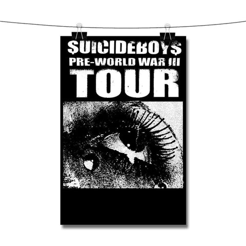 $UICIDEBOY$ Pre World War 3 Tour Poster Wall Decor