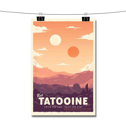 Visit Tatooine Star Wars Newest Poster Wall Decor