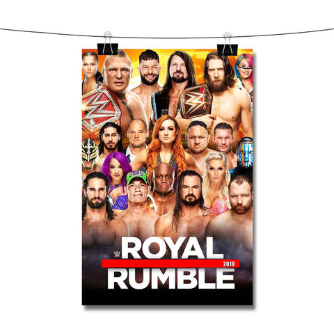 WWE Royal Rumble Poster Wall Decor