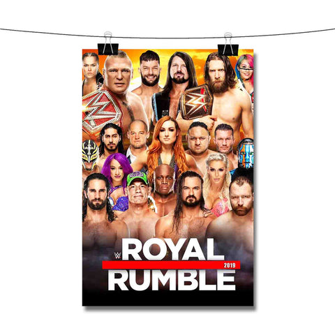 WWE Royal Rumble New Poster Wall Decor