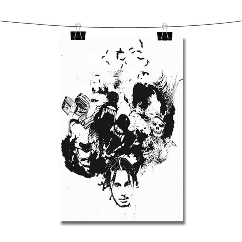 WYA Wifisfuneral Feat Ugly God Poster Wall Decor