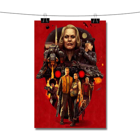 Wolfenstein II The New Colossus Video Games Poster Wall Decor