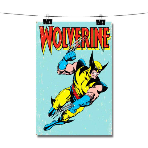 Wolverine XMen Vintage Poster Wall Decor