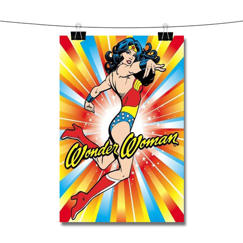 Wonder Woman Coloful Poster Wall Decor