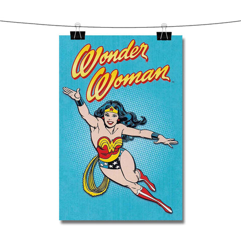 Wonder Woman Flying Poster Wall Decor