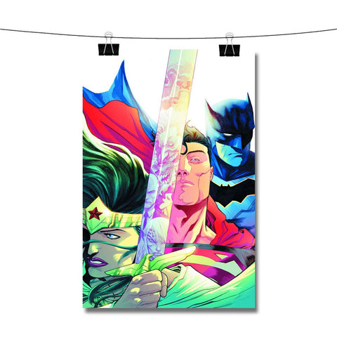 Wonder Woman Superman Batman DC Comics Superheroes Poster Wall Decor
