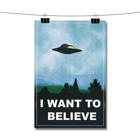 X Files I want To Belive Poster Wall Decor