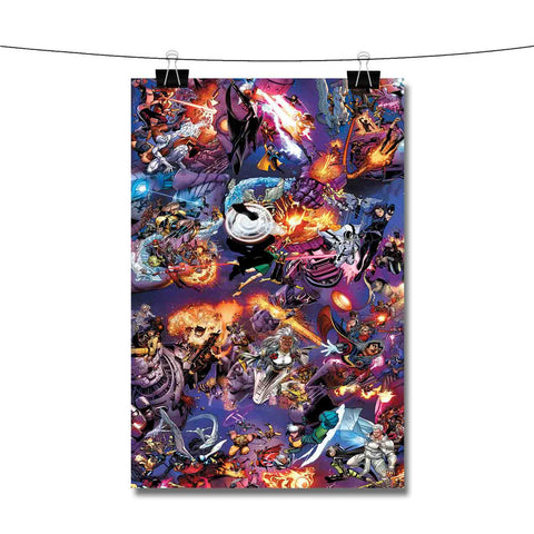 X Men All Characters War Poster Wall Decor