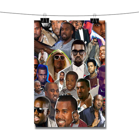 Yeezus Kanye West Collage Poster Wall Decor