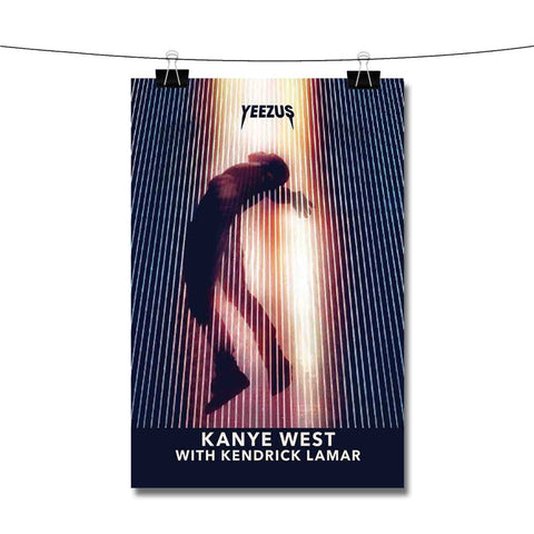 Yeezus Kanye West With Kendrick Lamar Poster Wall Decor