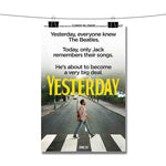 Yesterday Movie Poster Wall Decor