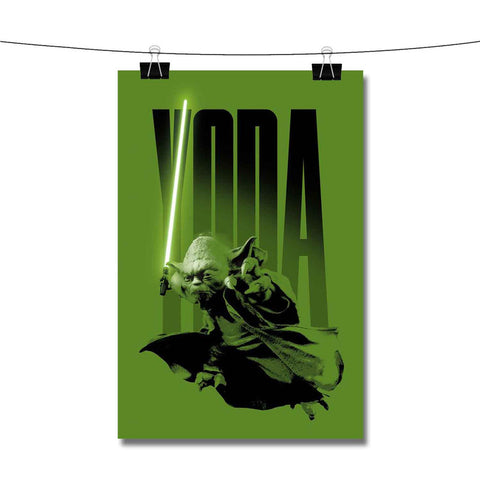 Yoda Star Wars Poster Wall Decor