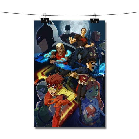 Young Justice Superhero Poster Wall Decor