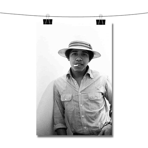 Young Obama SMoke Poster Wall Decor
