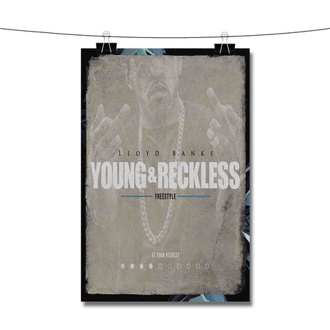 Young Reckless Freestyle Lloyd Banks Poster Wall Decor