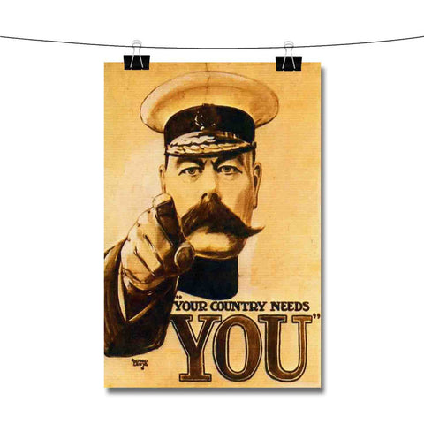 Your Country Needs You Poster Wall Decor