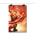 Zangief Street Fighters V Poster Wall Decor