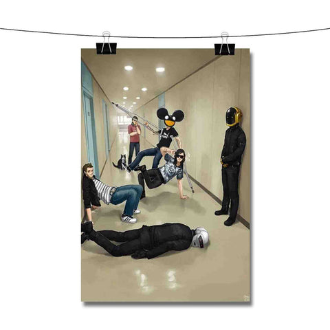 Zedd Skrillex Deadmau5 and Daft Punk Poster Wall Decor