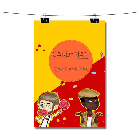 Zedd and Aloe Blacc Candyman Poster Wall Decor