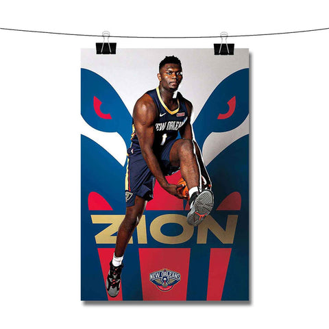 Zion Williamson New Orleans Pelicans NBA Poster Wall Decor