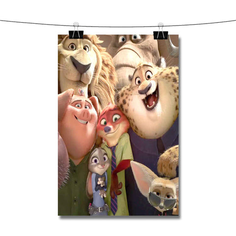 Zootopia Judy Hopps and Nick Wilde All Poster Wall Decor