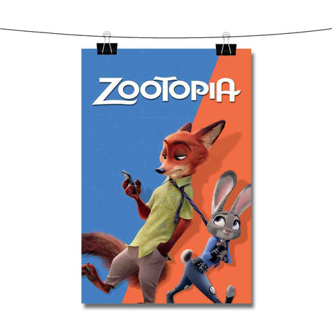 Zootopia Judy Hopps and Nick Wilde Disney New Poster Wall Decor