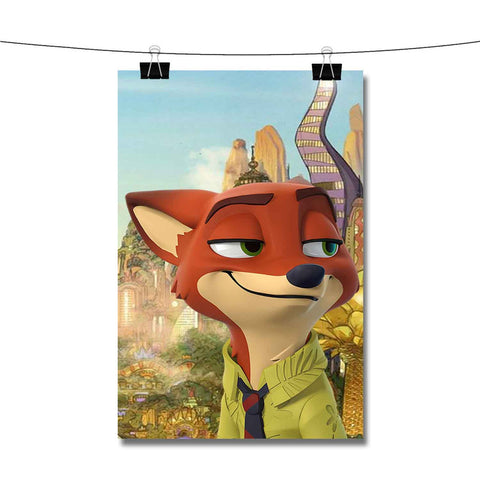 Zootopia Nick Wilde Disney Poster Wall Decor