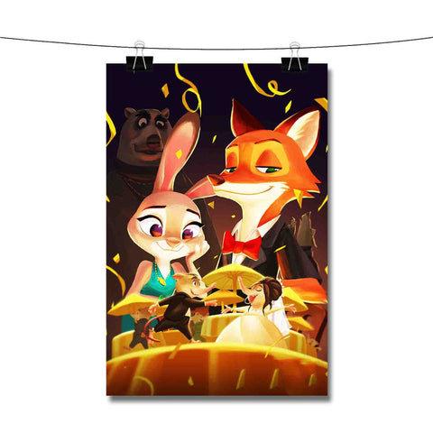 Zootopia Wedding Poster Wall Decor