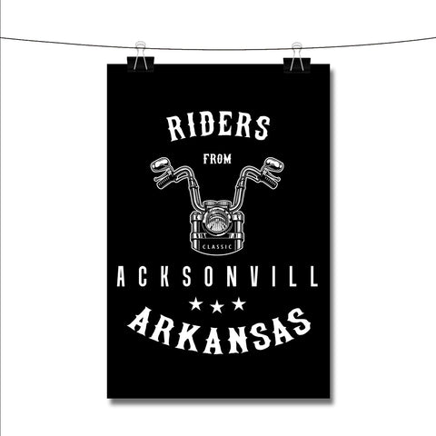 Riders from Jacksonville Arkansas Poster Wall Decor