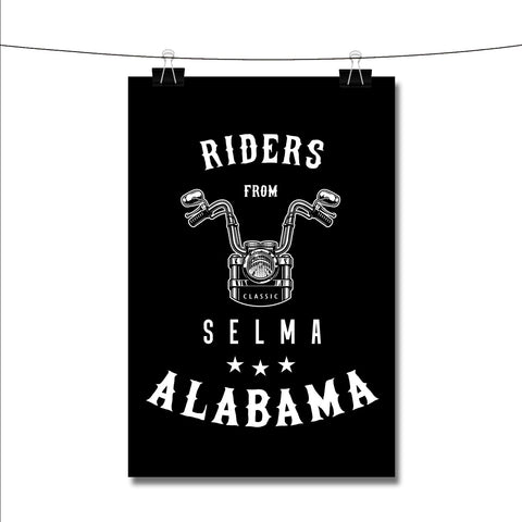Riders from Selma Alabama Poster Wall Decor