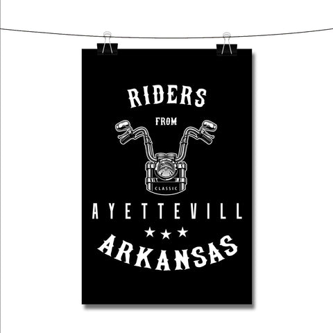 Riders from Fayetteville Arkansas Poster Wall Decor