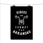 Riders from Conway Arkansas Poster Wall Decor