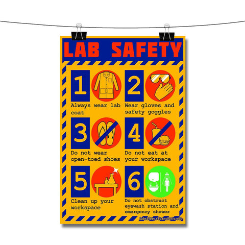 lab safety Poster Wall Decor