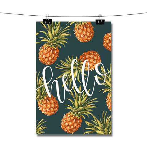 pineapple hello Poster Wall Decor