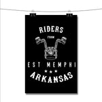 Riders from West Memphis Arkansas Poster Wall Decor