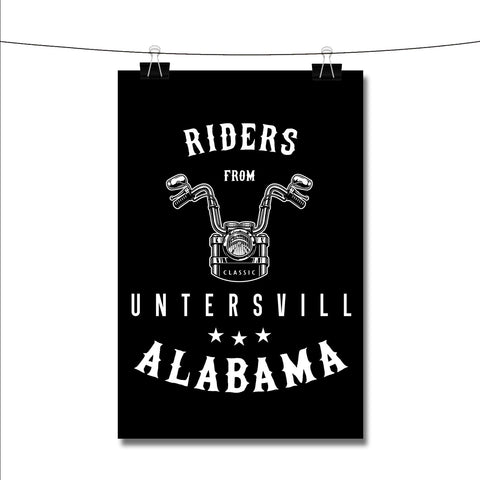 Riders from Guntersville Alabama Poster Wall Decor