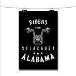 Riders from Sylacauga Alabama Poster Wall Decor